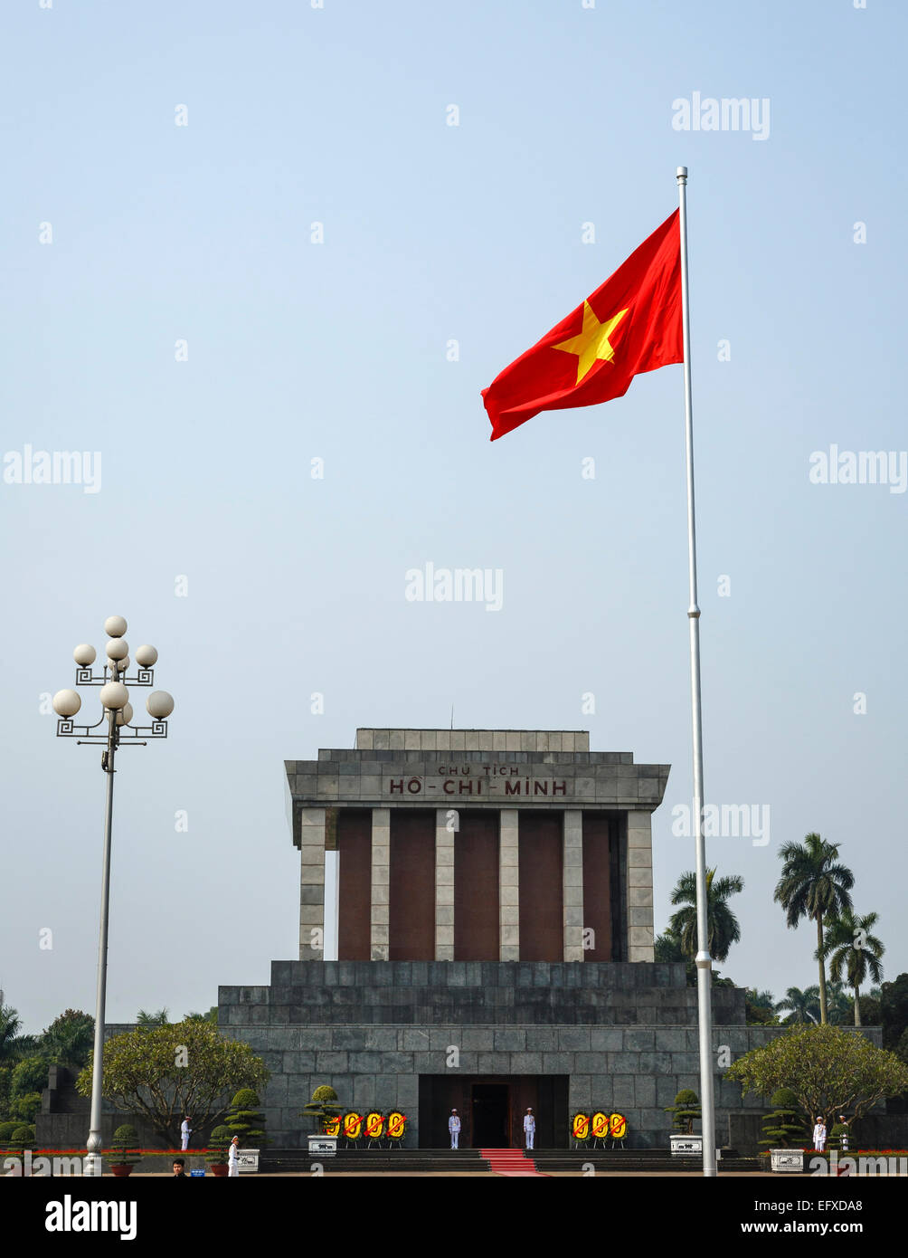 Mausoleo di Ho Chi Minh, Hanoi, Vietnam. Foto Stock