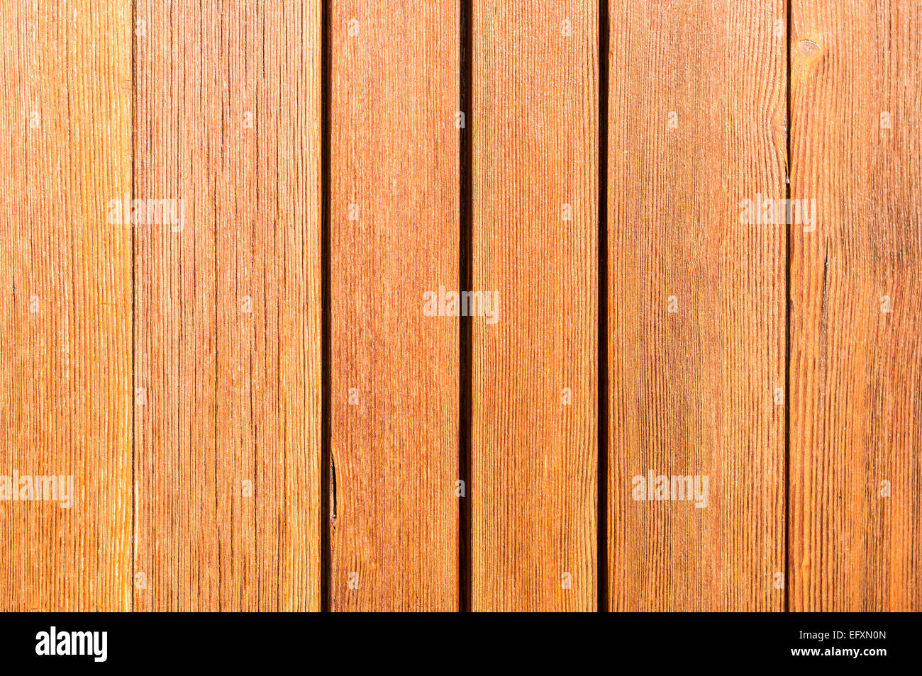 Close up di legno con elenchi di verticale di diverse dimensioni. Foto Stock