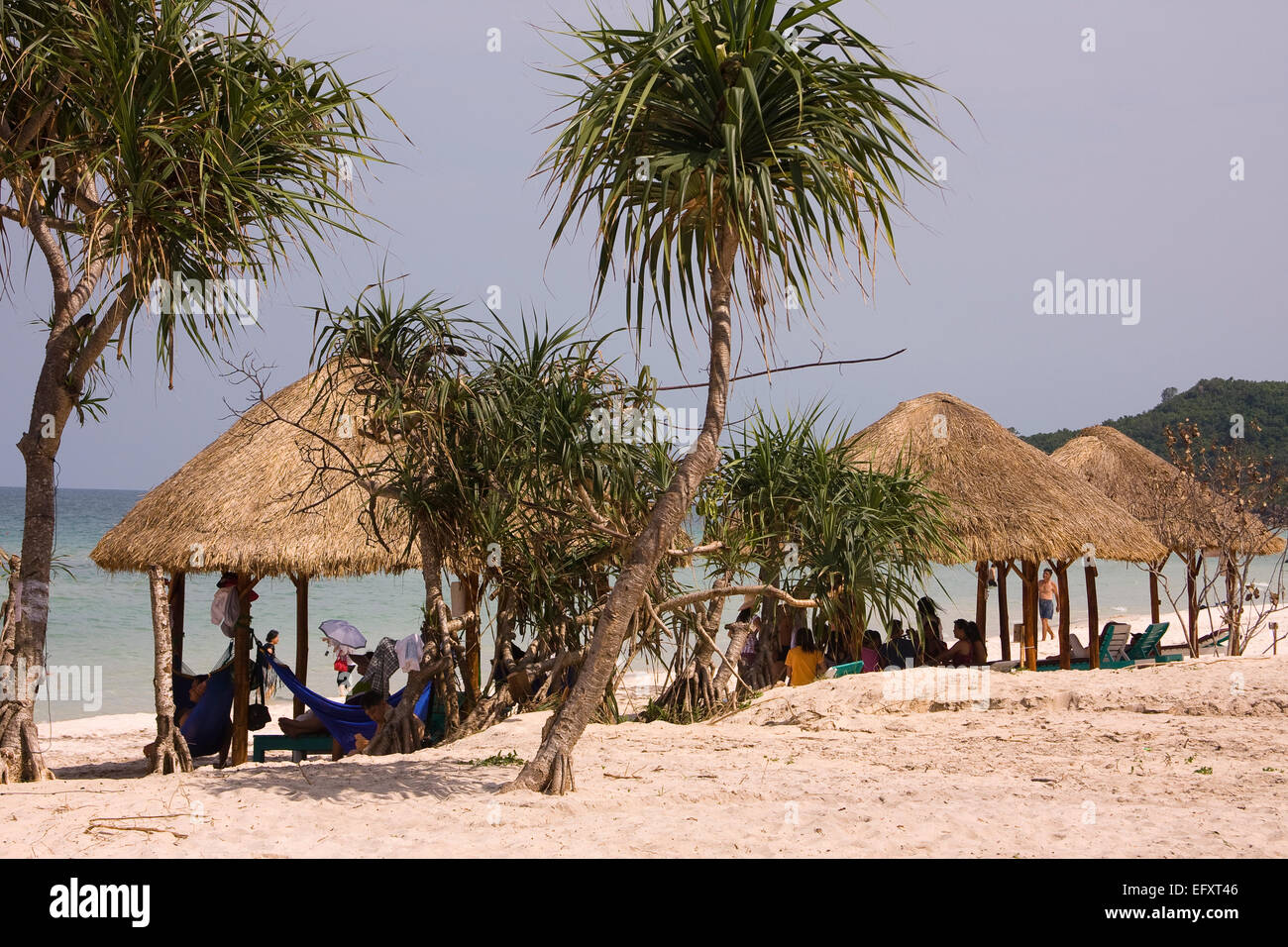 Bai Sao Beach, Pacific Beach nel sud dell'isola di Phu Quoc, Vietnam, sud-est asiatico Foto Stock