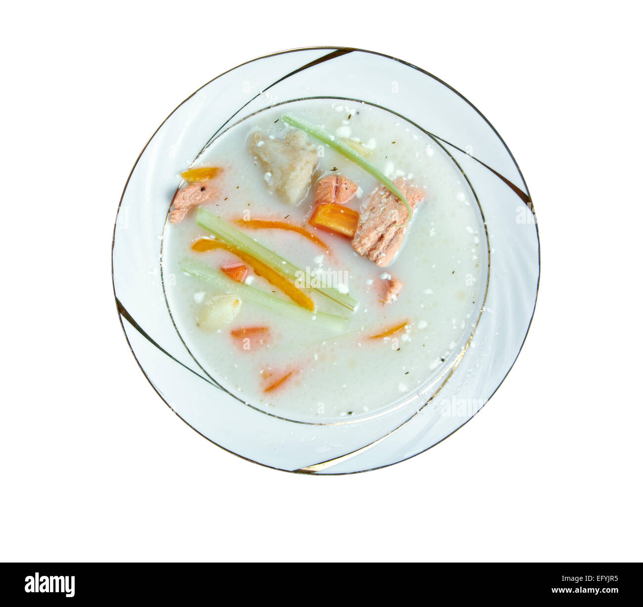 Zuppa Di Pesce Norvegese Immagini senza sfondo e Foto Stock ritagliate -  Alamy