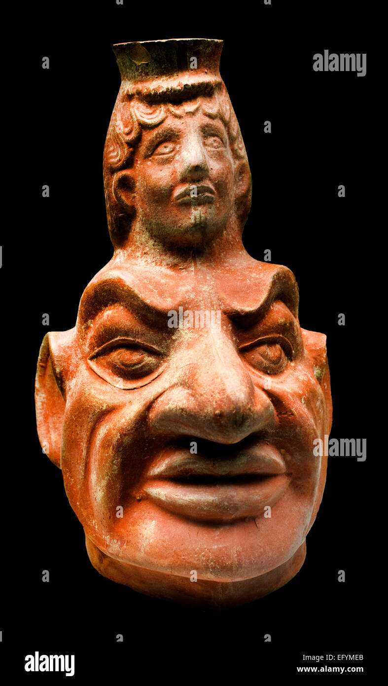 Nord Africana di ceramica, doppia Nave, 3A-4C. ANNUNCIO Romano Germanico Museo Colonia Germania Foto Stock