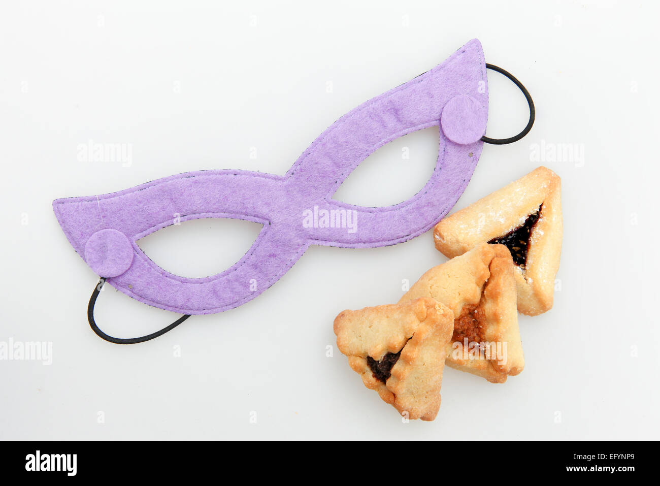 Tradizionale festa ebraica cibo - festa di Purim Hamantaschen Foto Stock