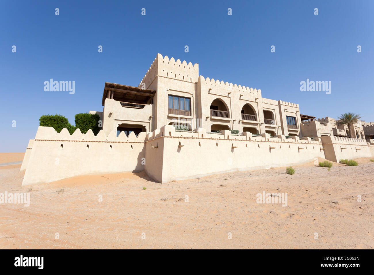 Qasr al Sarab Desert Resort by Anantara di Abu Dhabi, Emirati Arabi Uniti Foto Stock