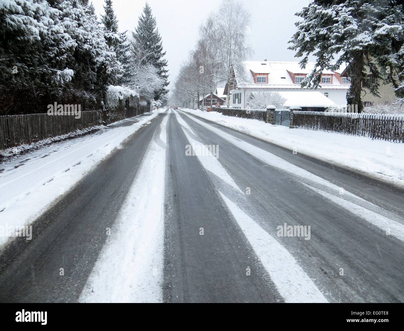 Inverno nella Baviera meridionale - 2015 Foto Stock