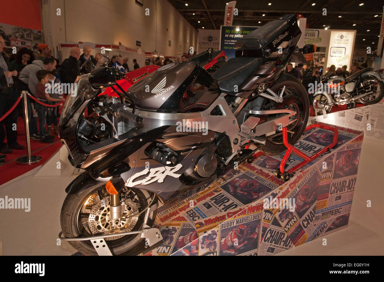 Honda in mostra a Carole Nash London show in moto a Excel di Londra. Foto Stock