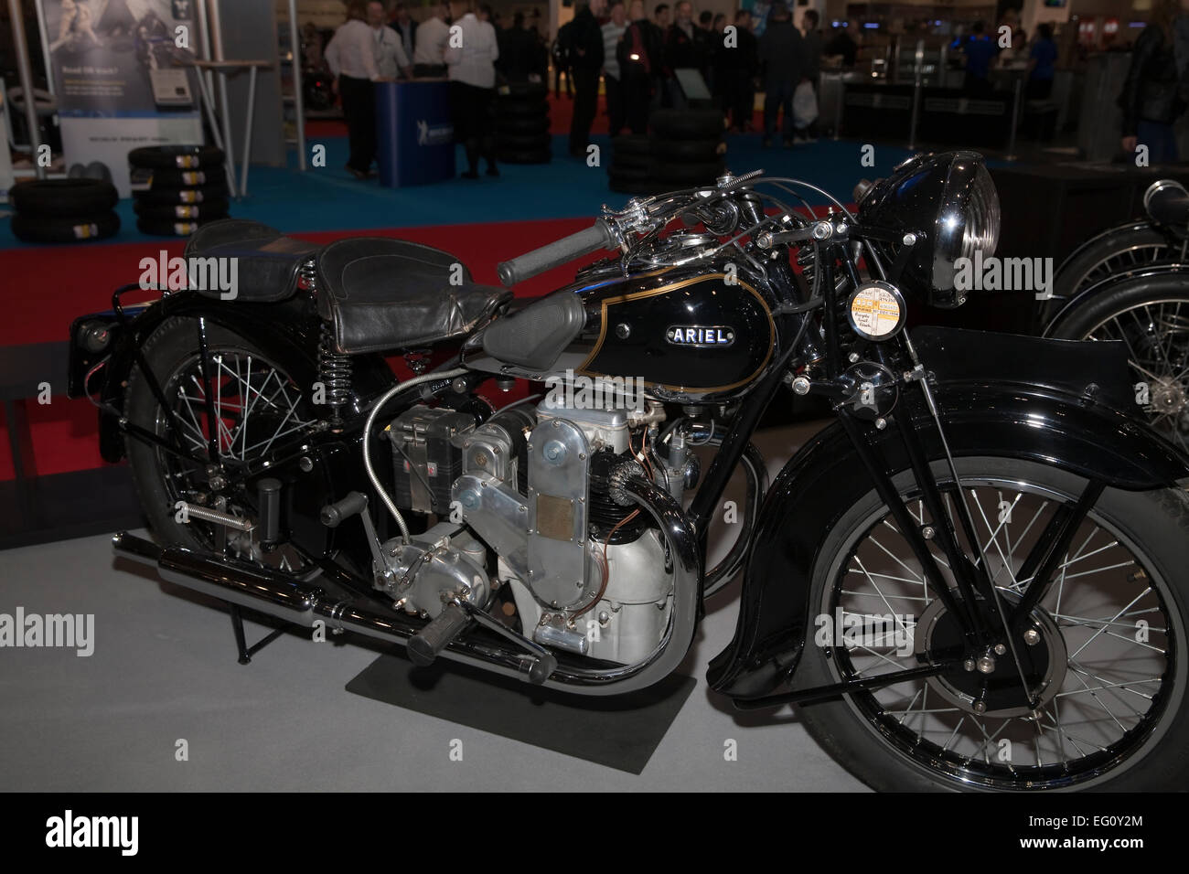 Ariel in mostra a Carole Nash London show in moto a Excel di Londra. Foto Stock