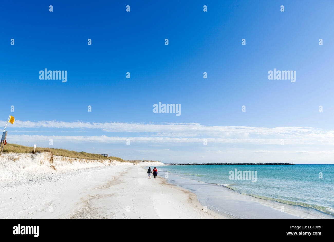 La spiaggia di St Andrews State Park, Panama City Beach, Florida, Stati Uniti d'America Foto Stock