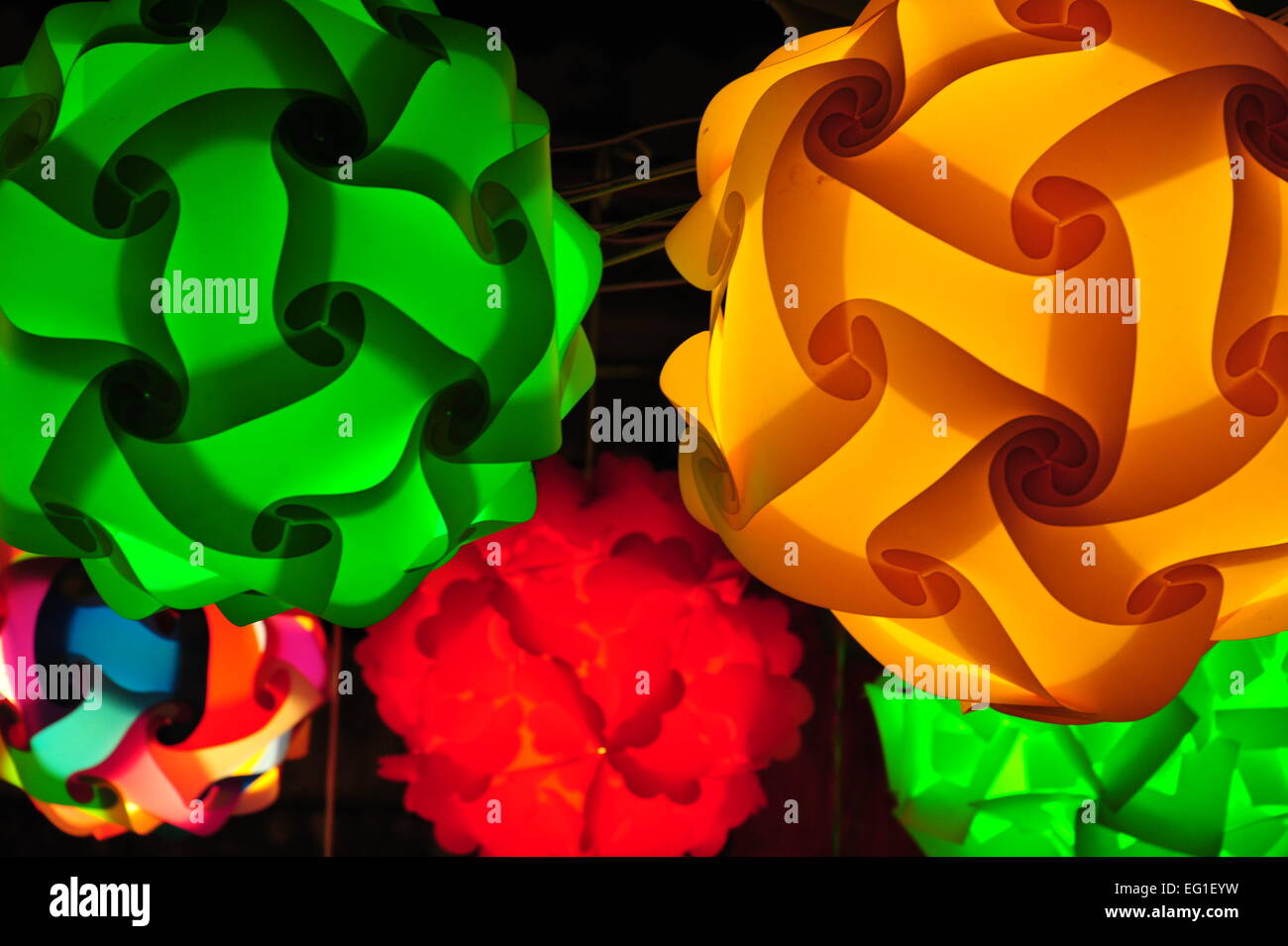 Negozio di souvenir, Khao San Road di Bangkok, Tailandia. Foto Stock