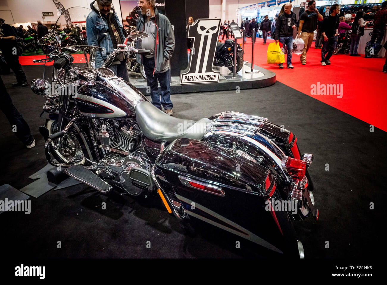 Febbraio 13, 2015 - il leggendario Harley-Davidson ha presentato le moto a Carole Nash moto mostra © Velar concedere/ZUMA filo/ZUMAPRESS.com/Alamy Live News Foto Stock