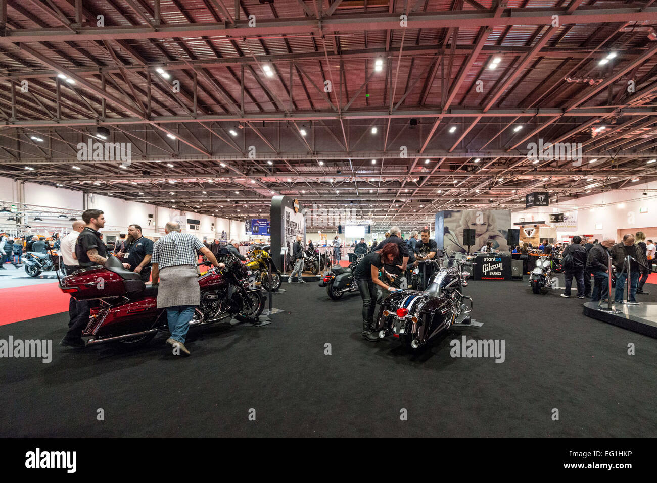 Febbraio 13, 2015 - il leggendario Harley-Davidson ha presentato le moto a Carole Nash moto mostra © Velar concedere/ZUMA filo/ZUMAPRESS.com/Alamy Live News Foto Stock
