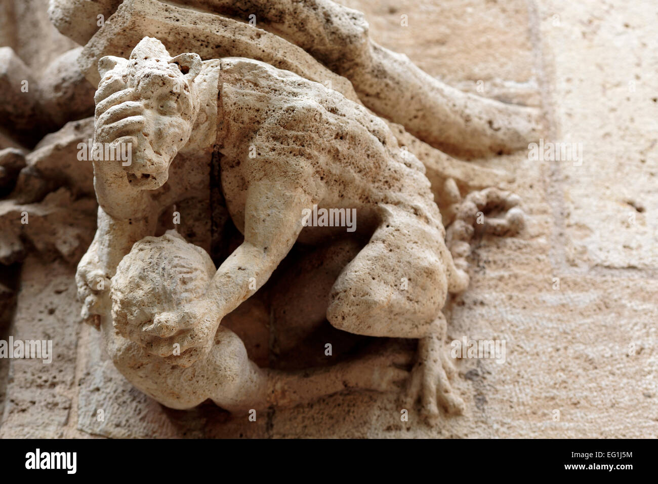 Gargoyle, Valencia, Comunità Valenciana, Spagna Foto Stock