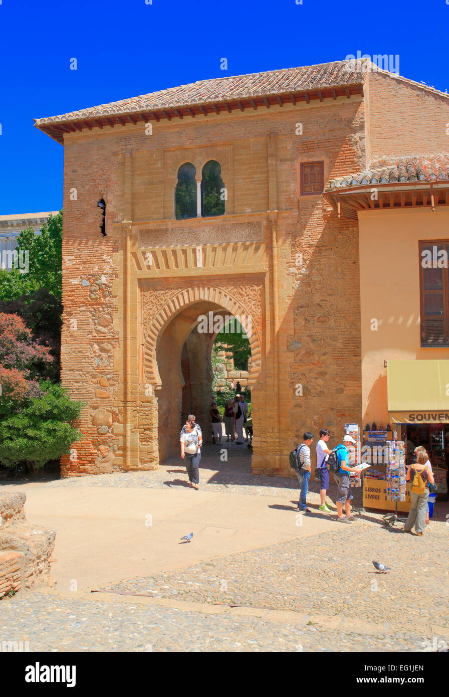 Alhambra di Granada, Andalusia, Spagna Foto Stock