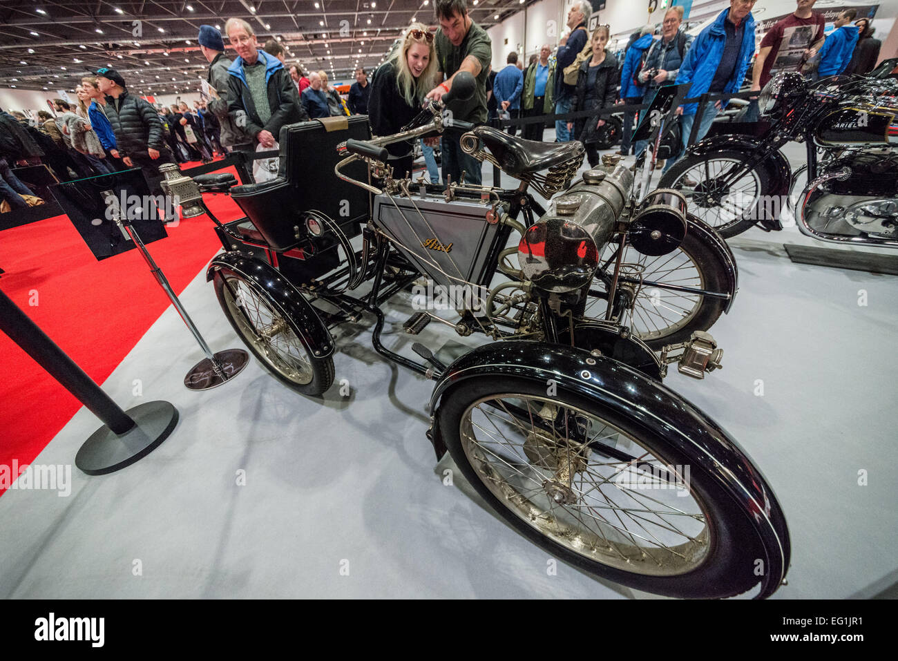 Il Carole Nash MCN London Motorcycle Show Foto Stock