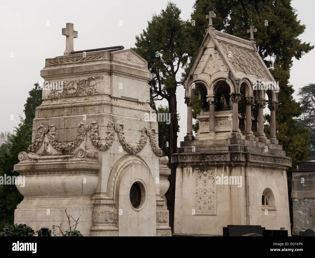 Cimitero Monumentale di Torino Foto Stock