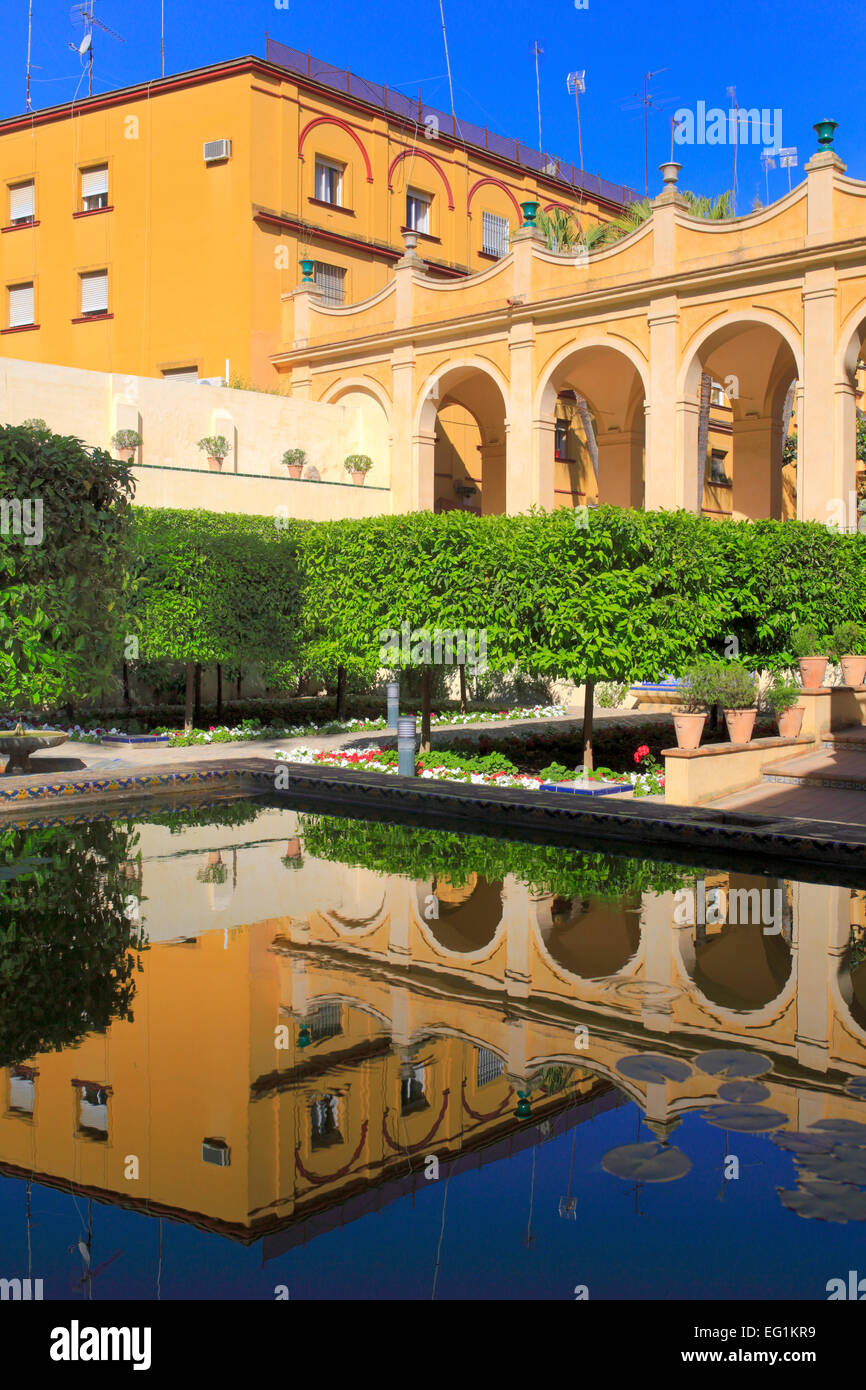 Alcazar, Royal Palace, Siviglia, Andalusia, Spagna Foto Stock