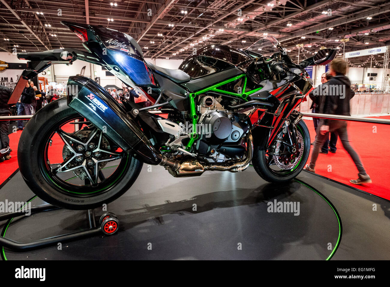 Il Carole Nash MCN London Motorcycle Show Foto Stock