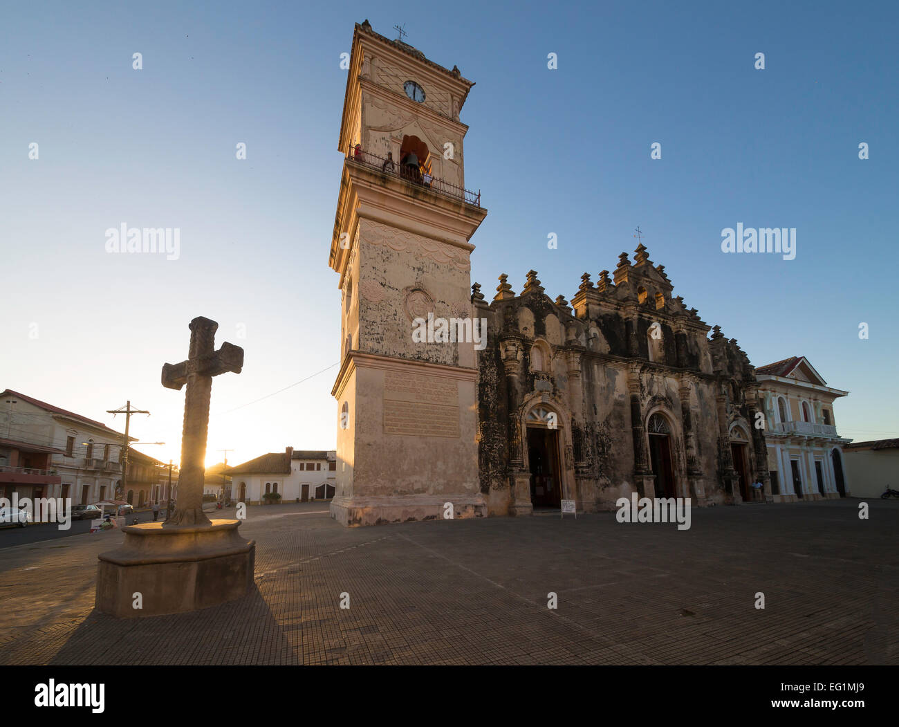 La Iglesia La Merced, Granada, Nicaragua Foto Stock