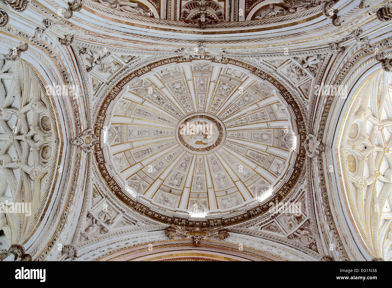 Capilla Mayor interno, Cattedrale Mezquita), Cordoba, Andalusia, Spagna Foto Stock
