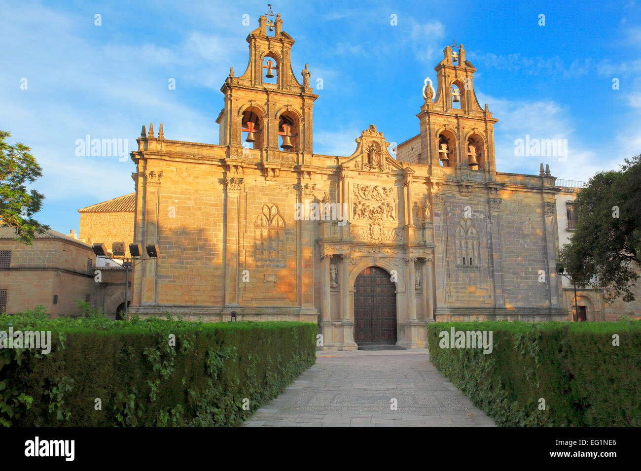 Chiesa di Santa Maria de los Reales Alcazares, Ubeda, Andalusia, Spagna Foto Stock