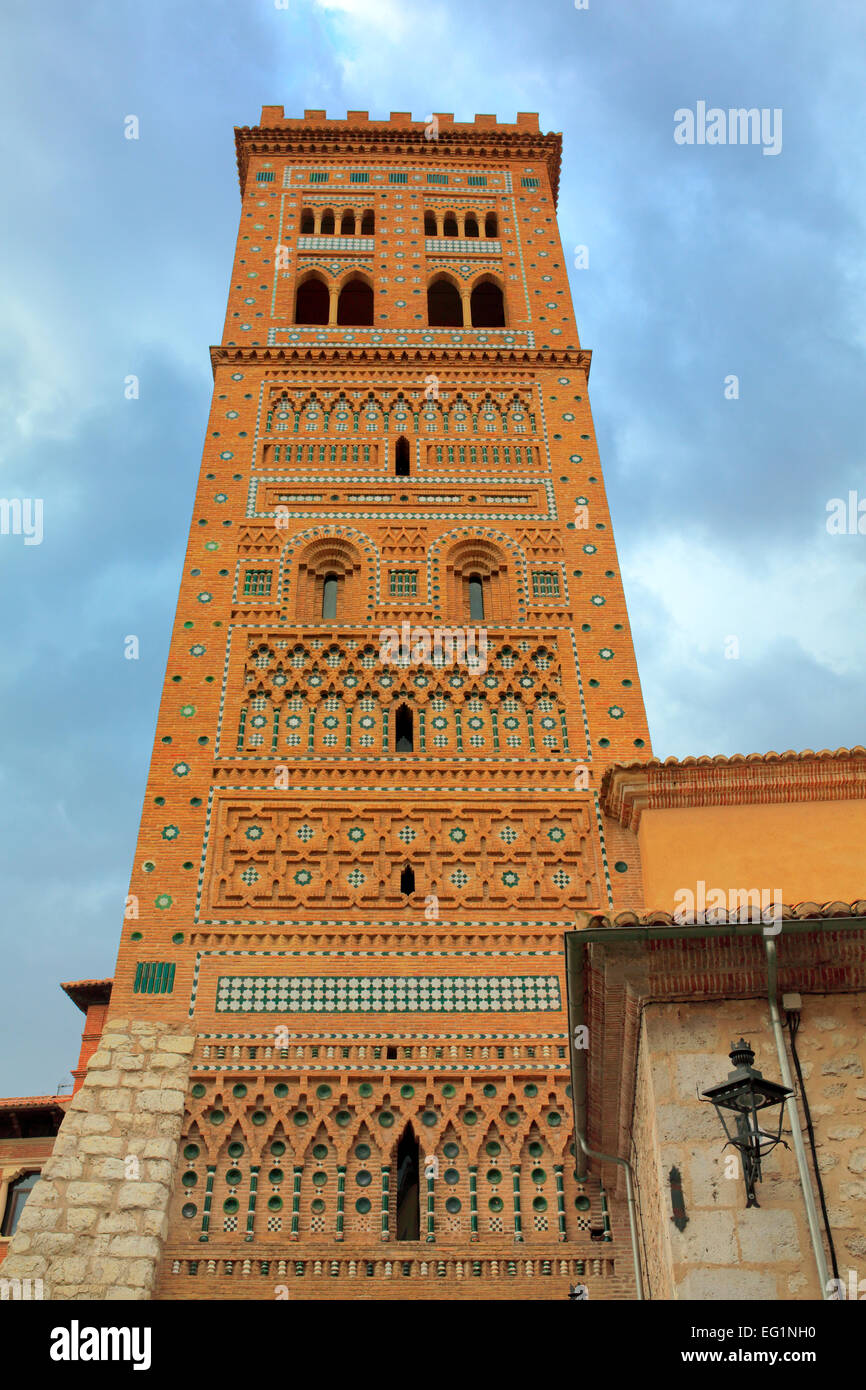 San Martin torre Mujedar, Teruel Aragona, Spagna Foto Stock