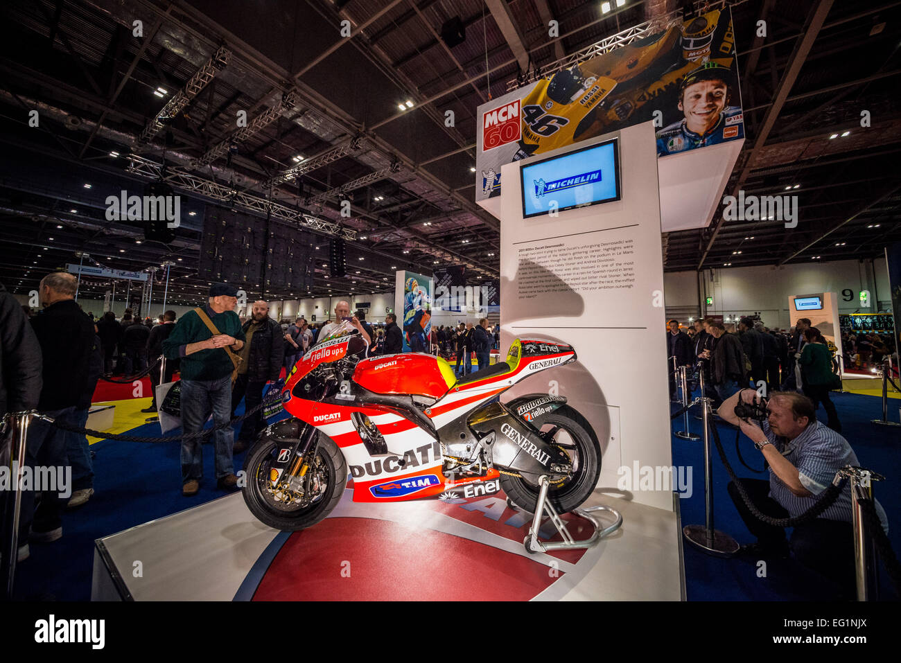 Il Carole Nash MCN London Motorcycle Show Foto Stock