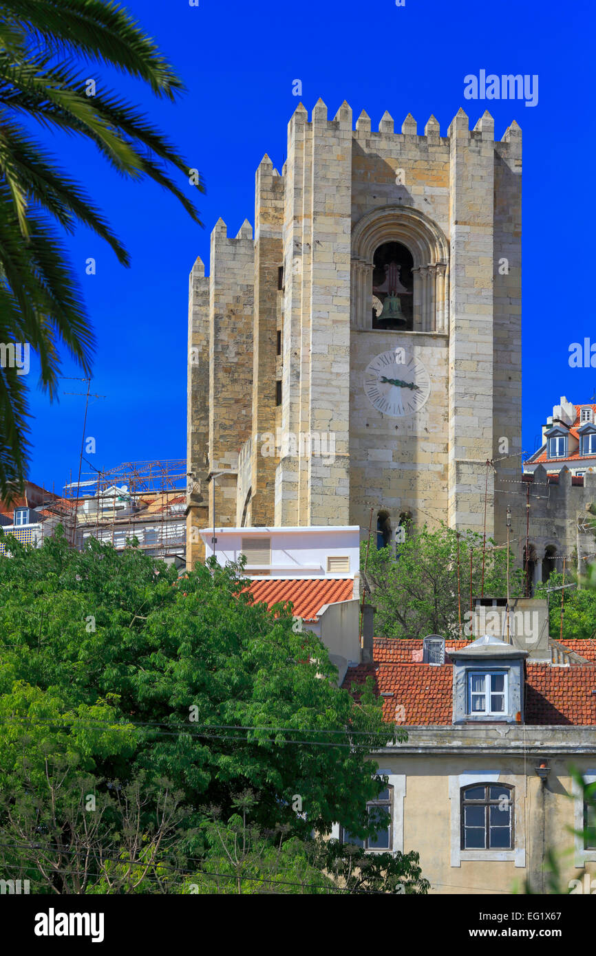 Cattedrale (Se de Lisboa), Lisbona, Portogallo Foto Stock