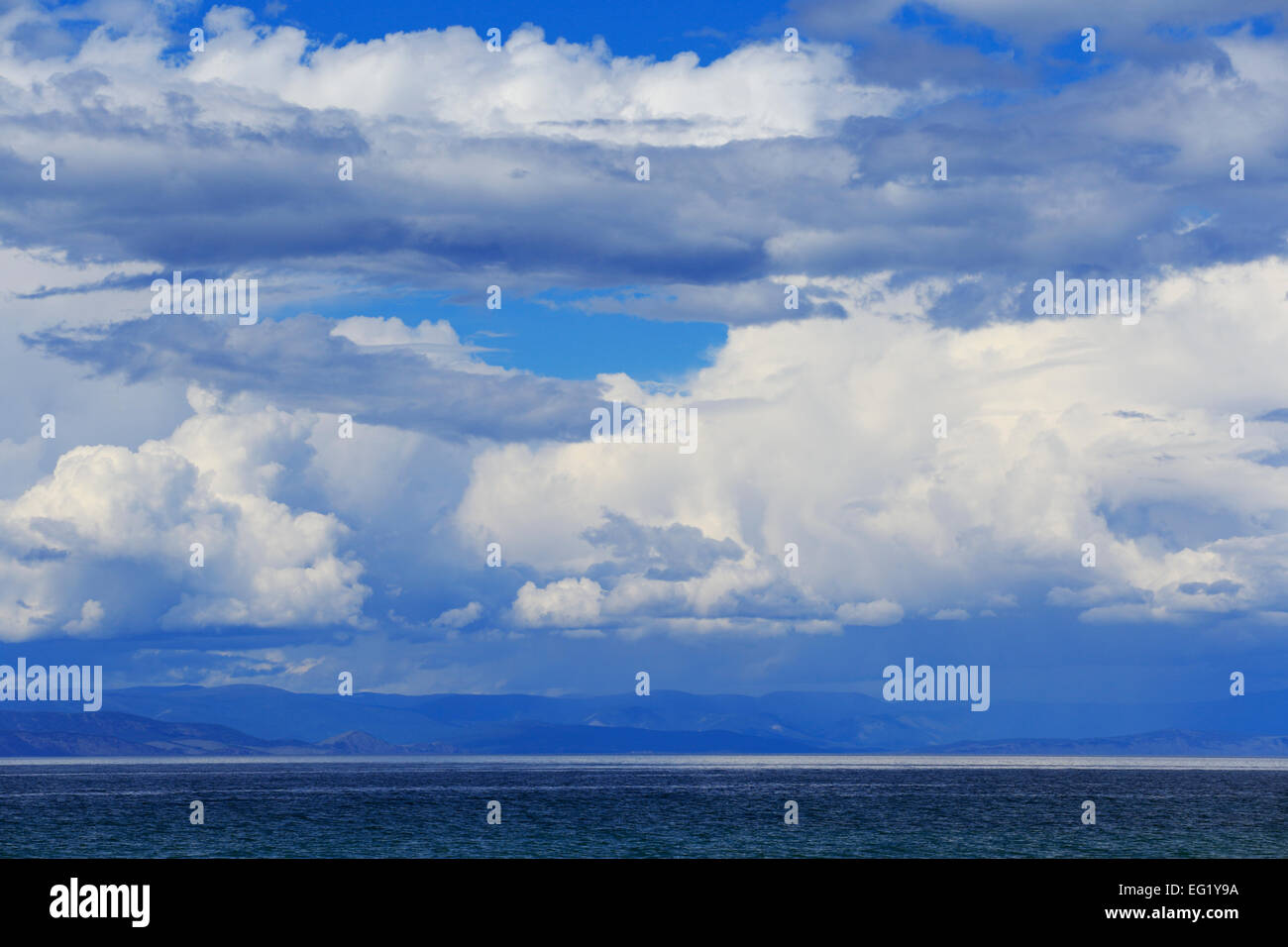 Olkhon island, paesaggio vicino Peshanaya, Lago Baikal, Russia Foto Stock