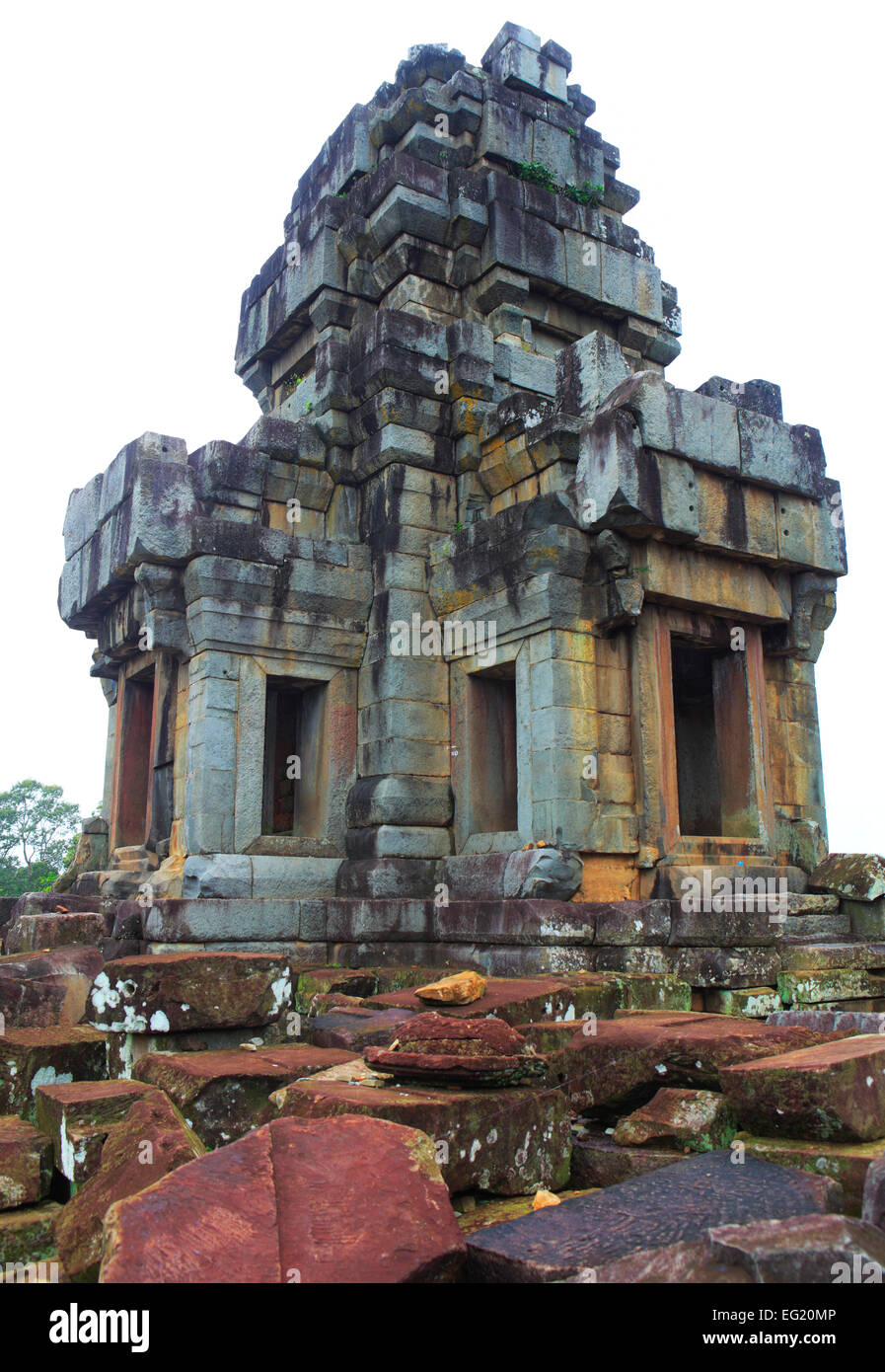 Ta Keo tempio (X secolo), Angkor, Cambogia Foto Stock