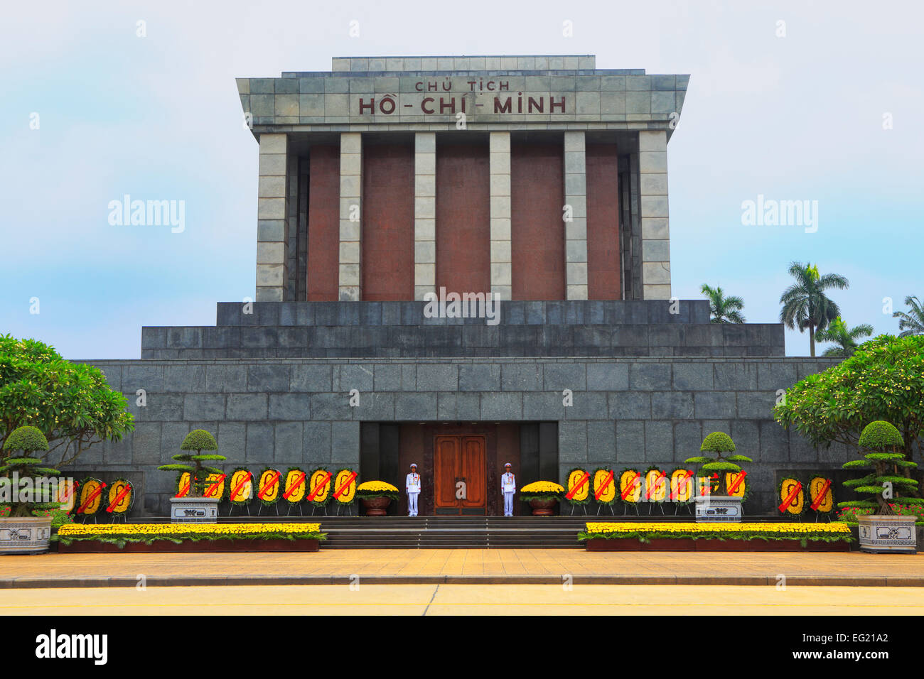 Mausoleo di Ho Chi Minh (1975), Hanoi, Vietnam Foto Stock
