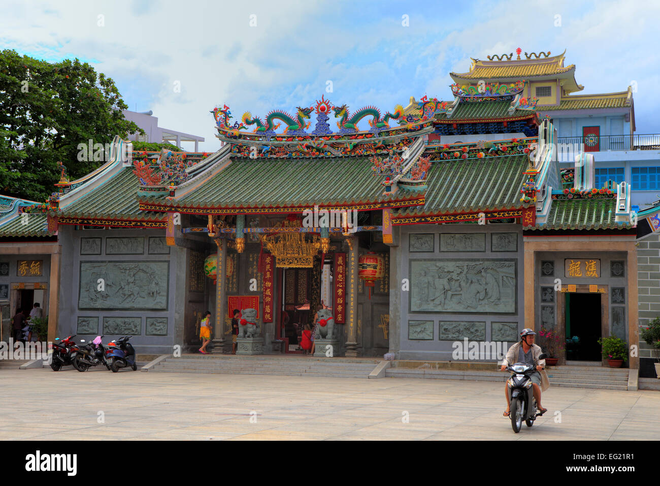 Tham figlio Noi tempio, Cholon, Città di Ho Chi Minh (Saigon), Vietnam Foto Stock
