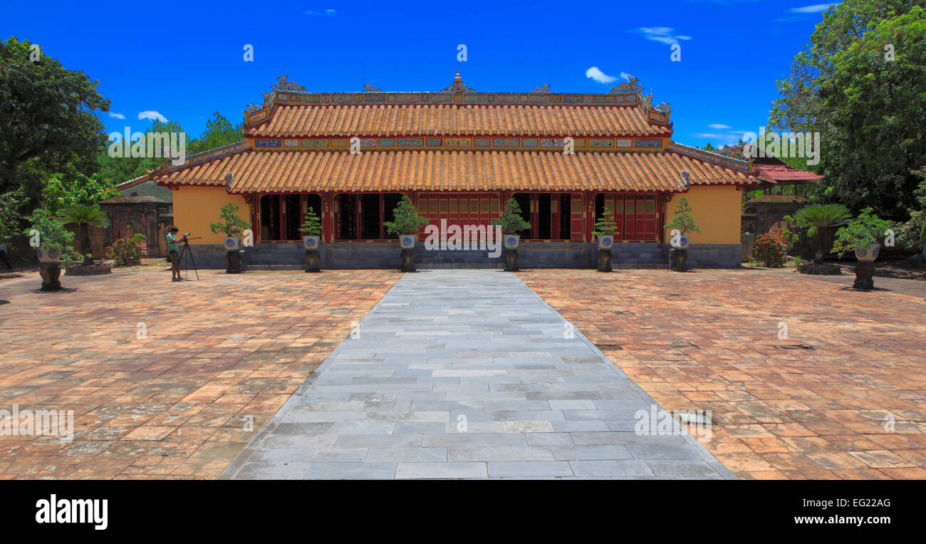 Tomba di Thieu Tri, Imperatore del Vietnam, tonalità, Vietnam Foto Stock