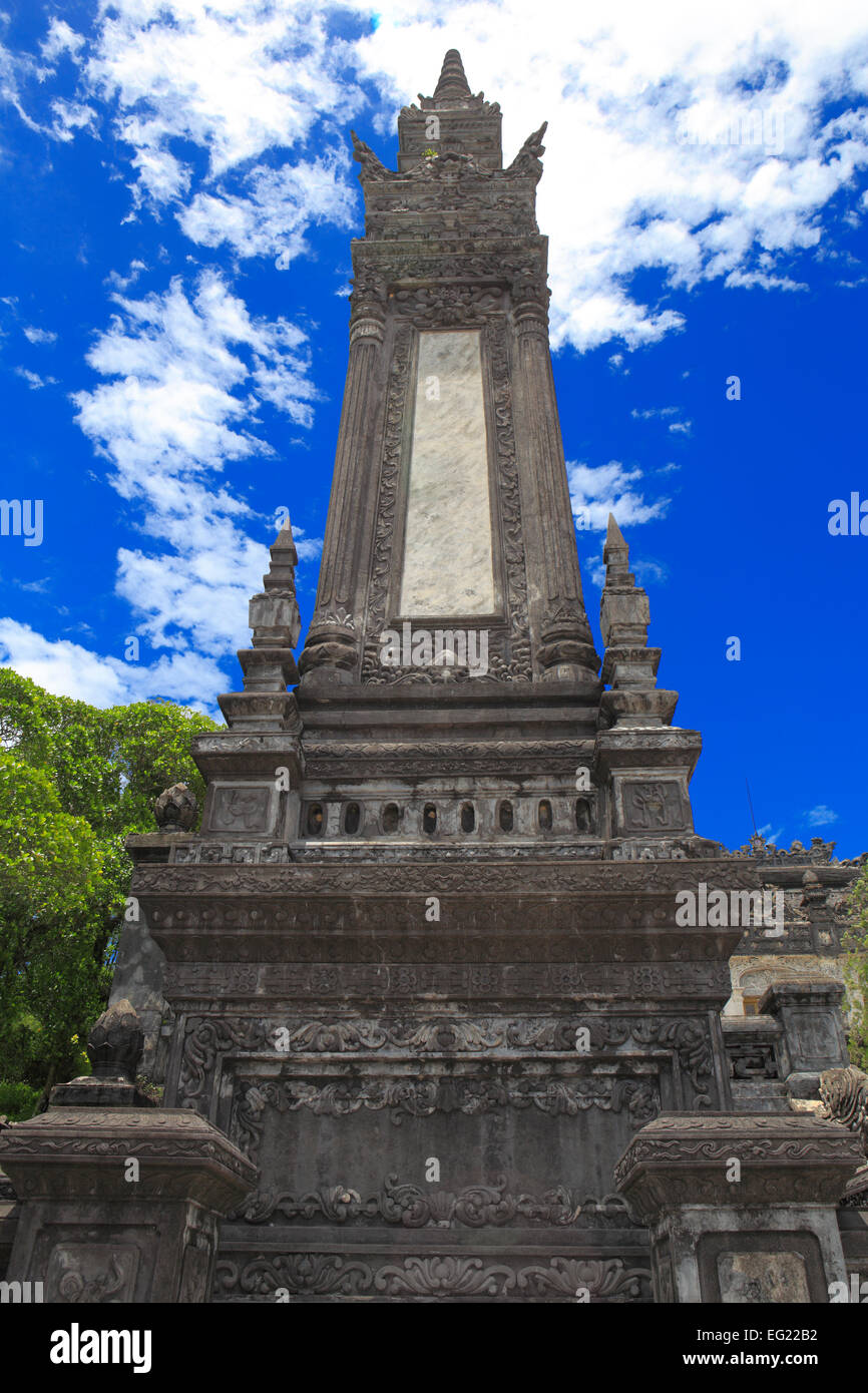 Tomba di Khai Dinh, Imperatore del Vietnam, tonalità, Vietnam Foto Stock