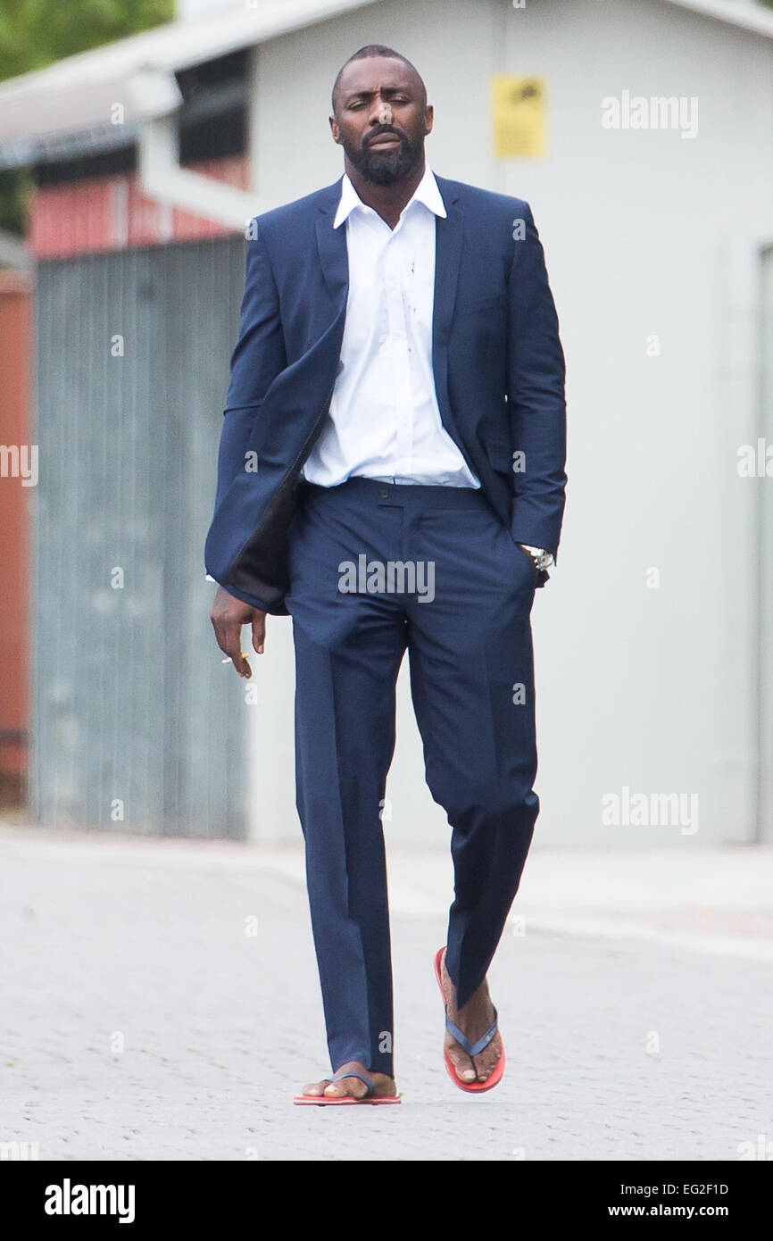 Idris Elba scene riprese per il suo prossimo film "Un centinaio di strade con: Idris Elba dove: Londra, Regno Unito quando: 05 Ago 2014 Foto Stock
