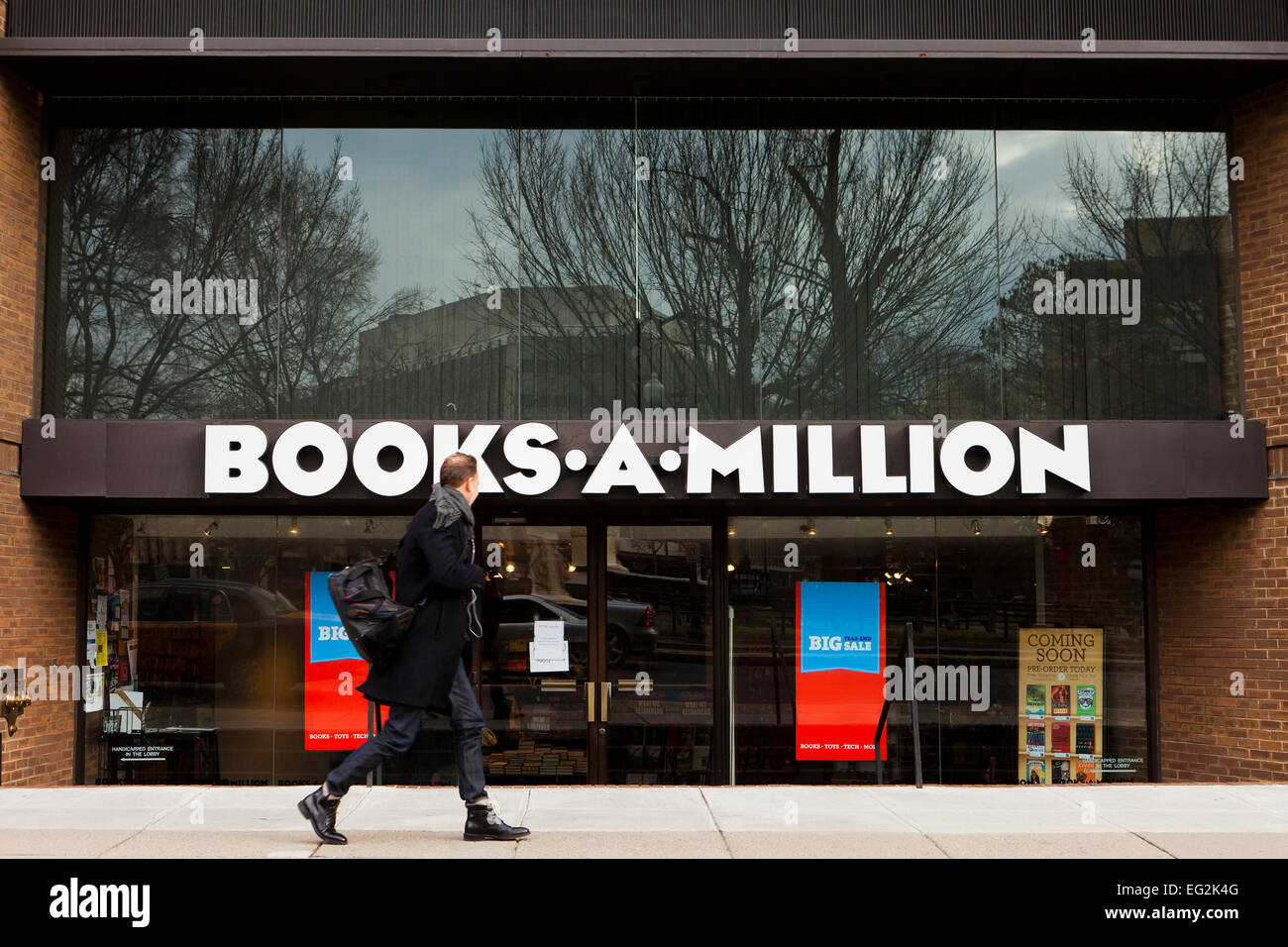 Libri-a-milioni bookstore storefront - Washington DC, Stati Uniti d'America Foto Stock