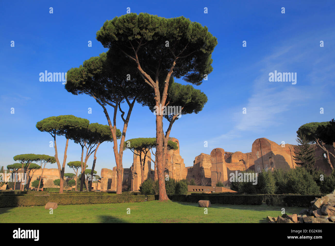 Terme di Caracalla (217), Roma, Italia Foto Stock