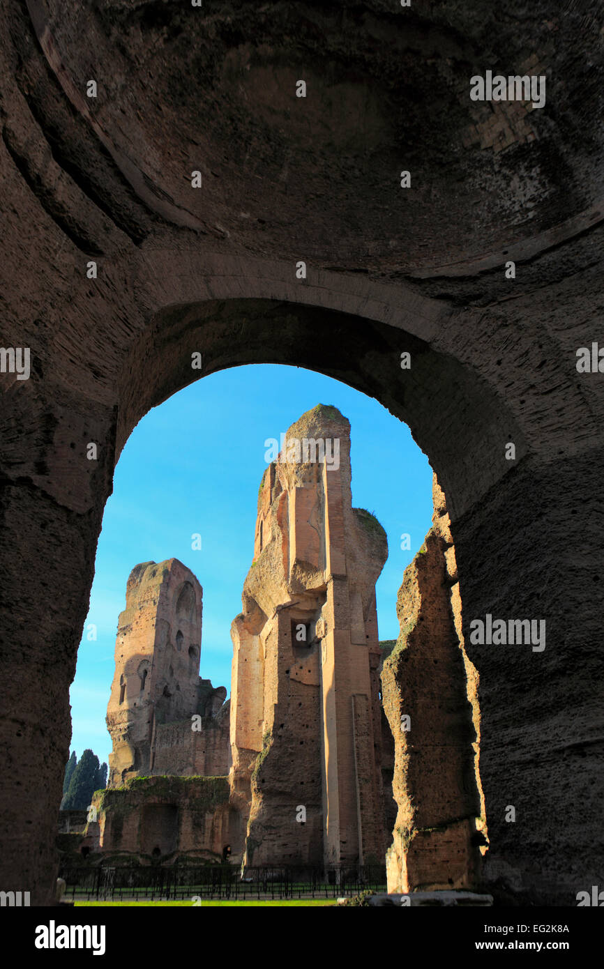 Terme di Caracalla (217), Roma, Italia Foto Stock
