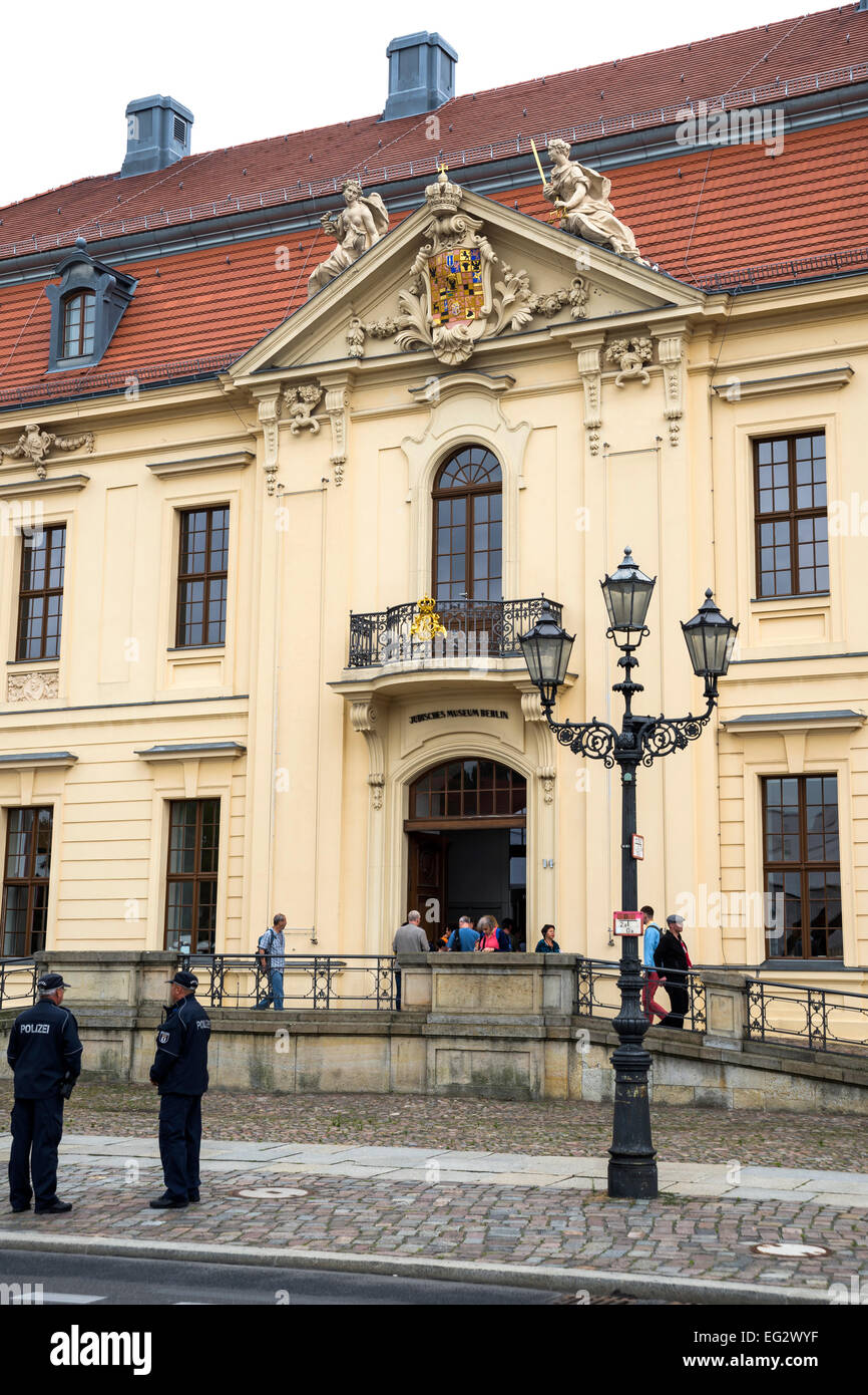 Ingresso al Museo Ebraico di Berlino, Germania Foto Stock