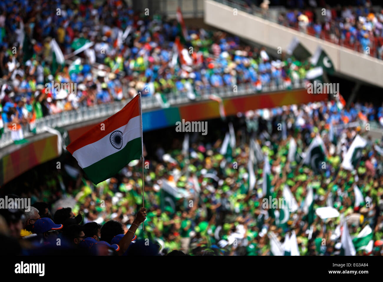 Abito Donna Indiano Bandiera Mondiali di Calcio sostenitore Cricket Fan Costume