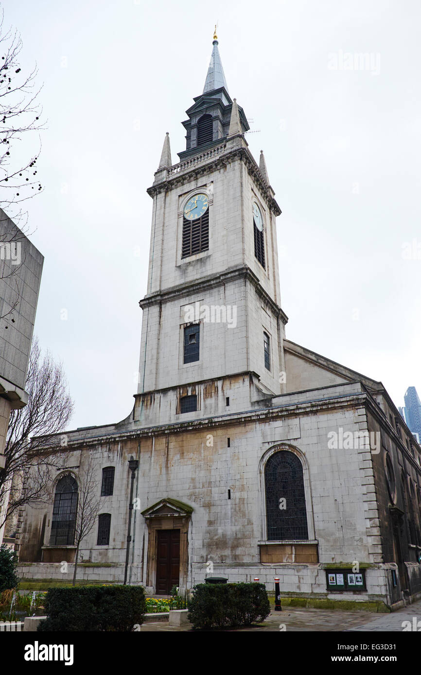 St Lawrence Jewry il sindaco di Londra Chiesa ufficiale Guildhall Yard City Of London REGNO UNITO Foto Stock