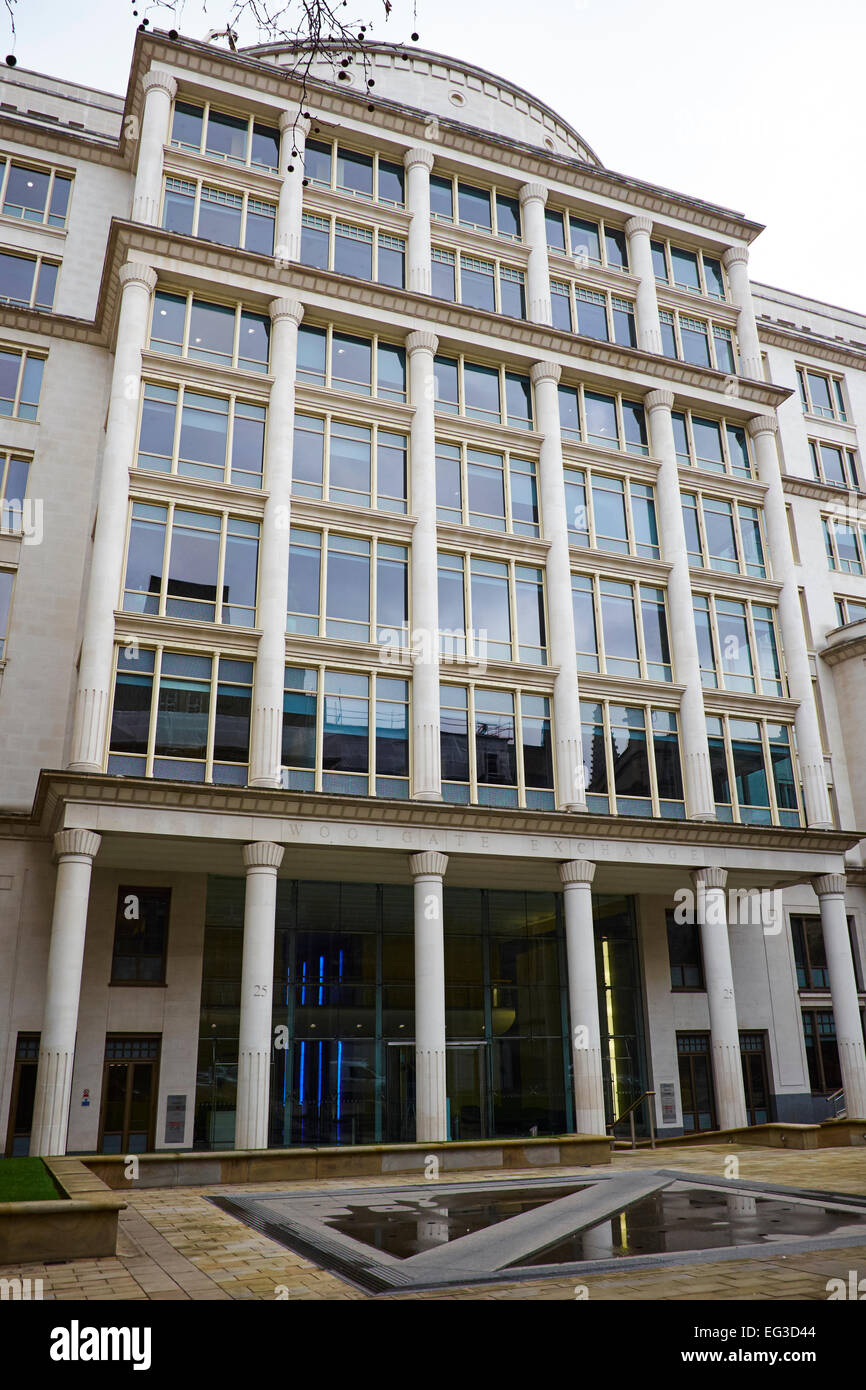 Woolgate Exchange Office Block Basinghall Street City Of London Foto Stock