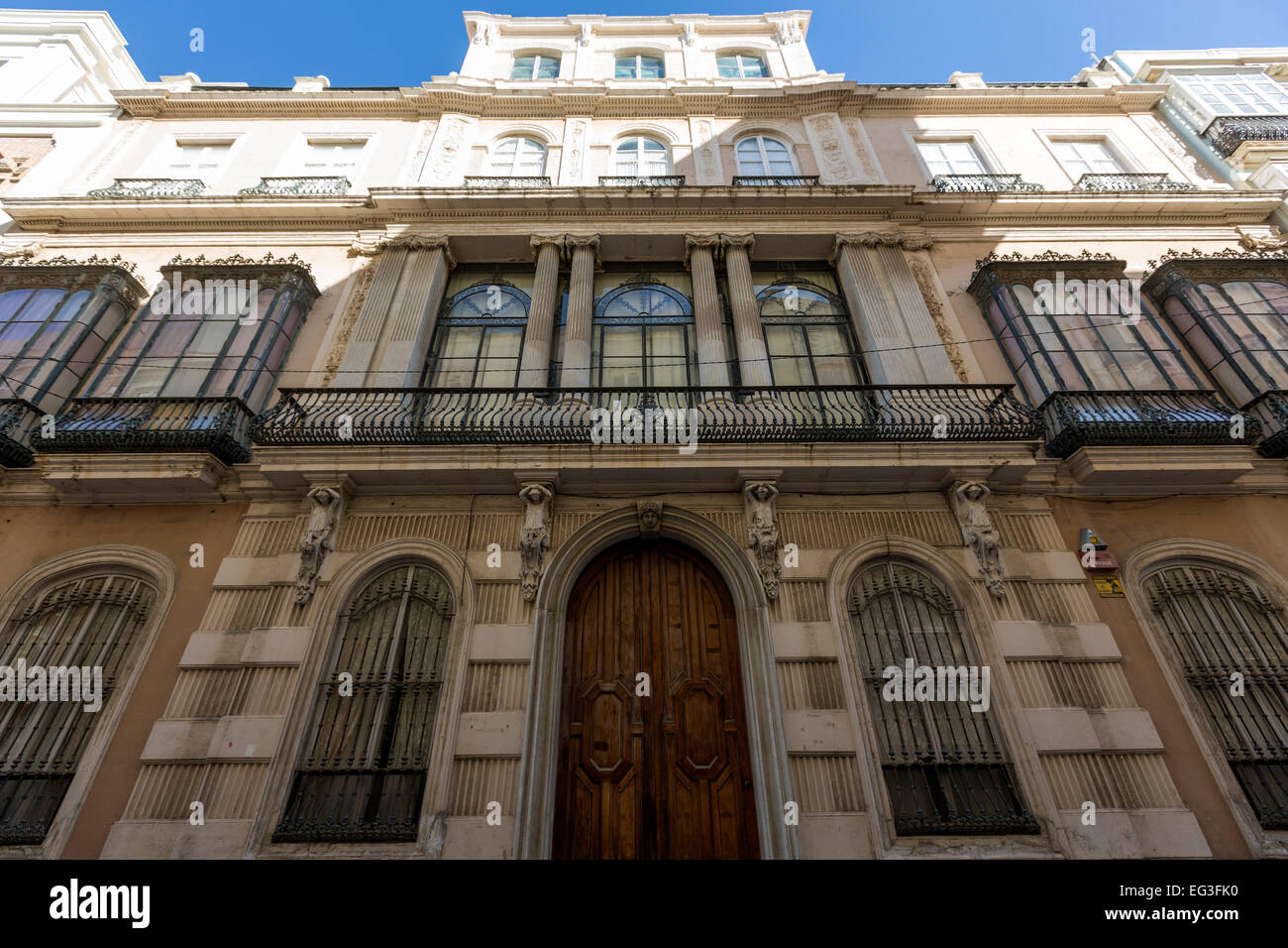 Casa in Calle Ancha a Cadiz Foto Stock