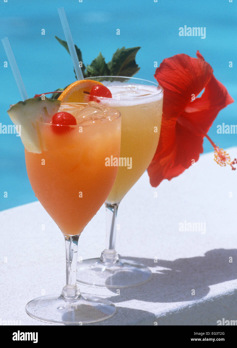La Pina Colada, punch al rum Foto Stock