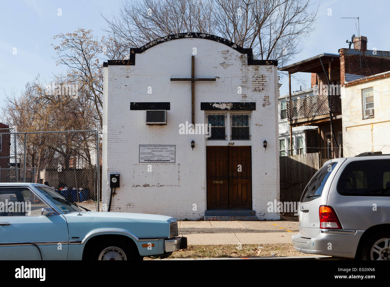 Piccola chiesa edificio - USA Foto Stock