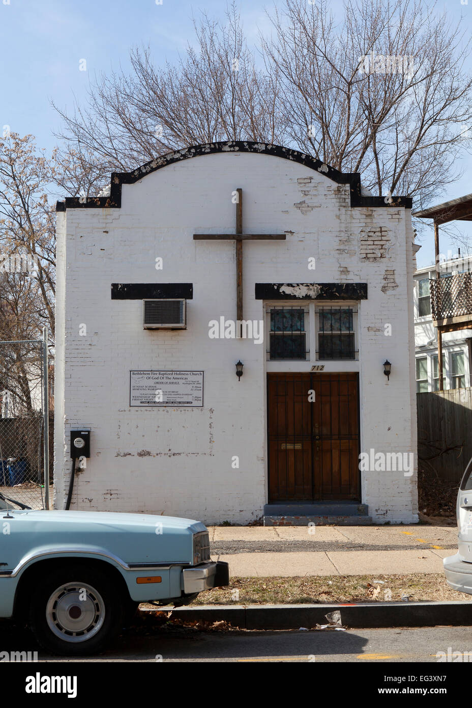 Piccola chiesa edificio - USA Foto Stock