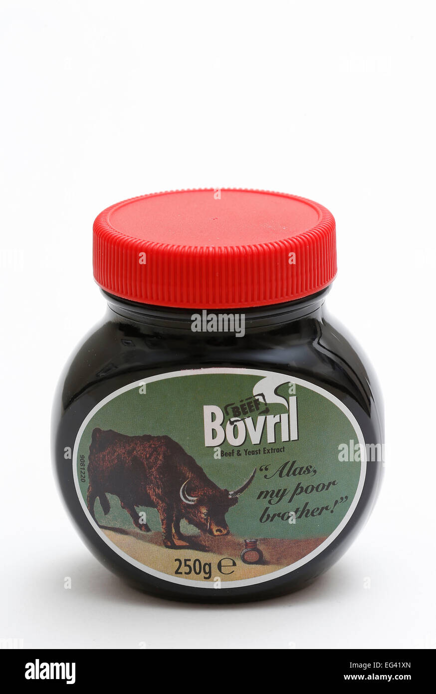 Bovril estratto di carne bovina di diffusione Foto stock - Alamy