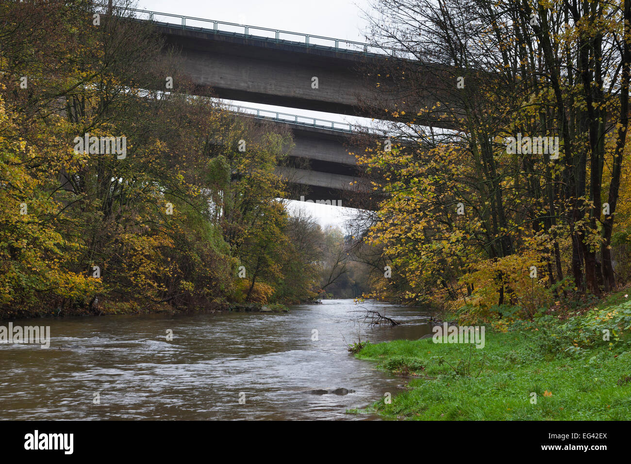 Sonnborner Kreuz, Wuppertal Foto Stock