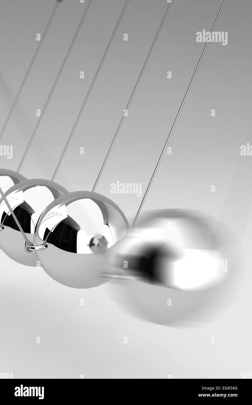 Culla del Newton Foto Stock