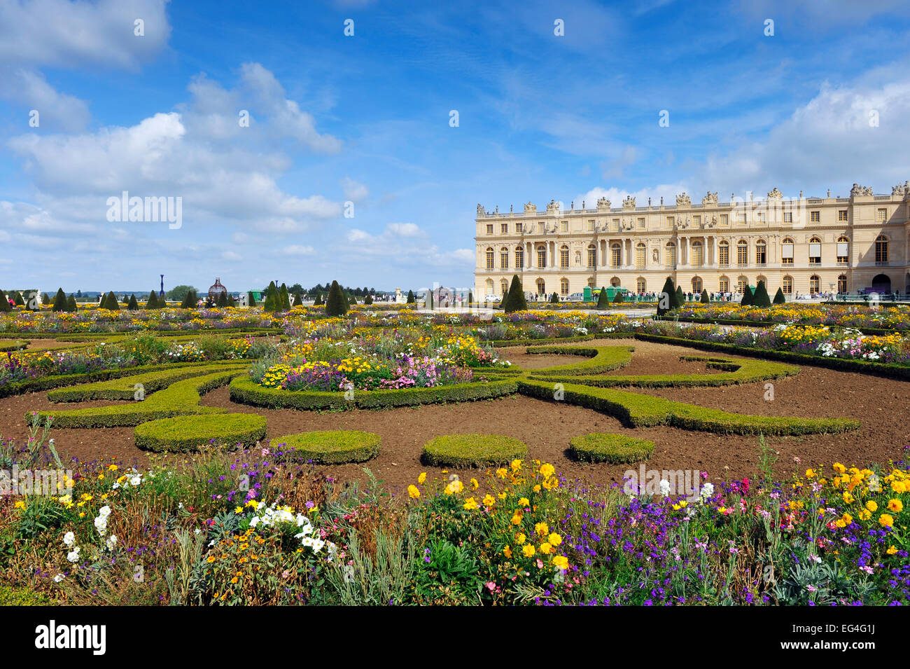 Chateau Versailles parco giardino Ile de France Francia Europa Foto Stock
