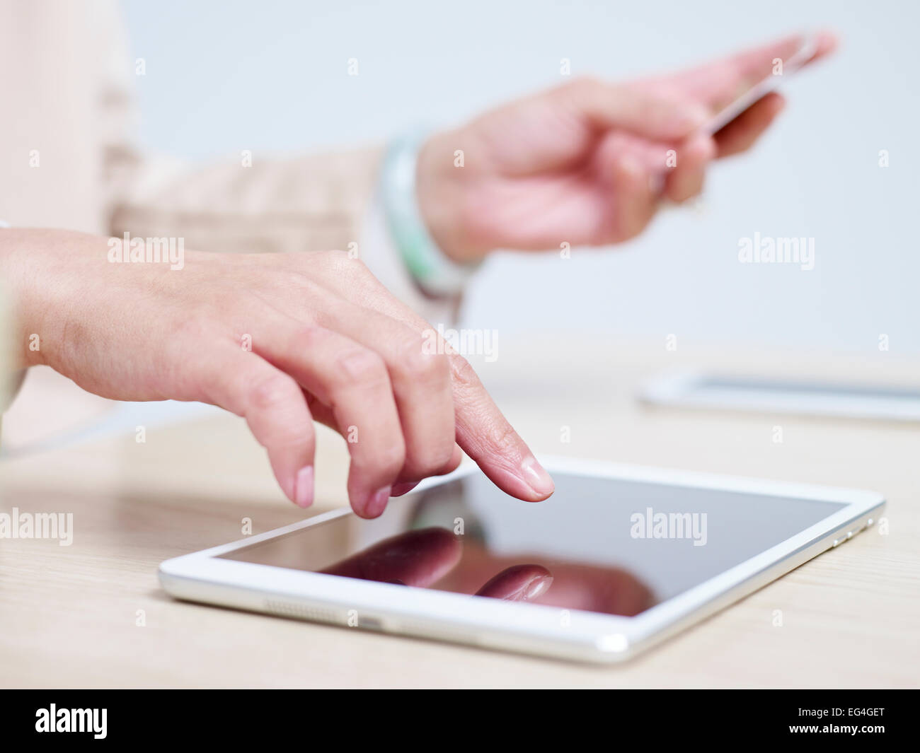 Shopping on-line Foto Stock