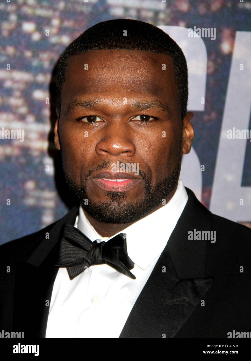 New York, New York, Stati Uniti d'America. 15 Feb, 2015. CURTIS ''50 cent'' JACKSON assiste gli arrivi per SNL quarantesimo anniversario speciale tenutasi il Rockefeller Plaza. Credito: Nancy Kaszerman/ZUMAPRESS.com/Alamy Live News Foto Stock